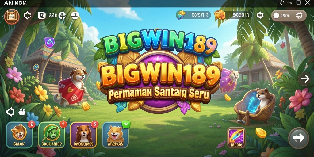 Tangkapan layar menunjukkan gameplay santai dari BIGWIN189.