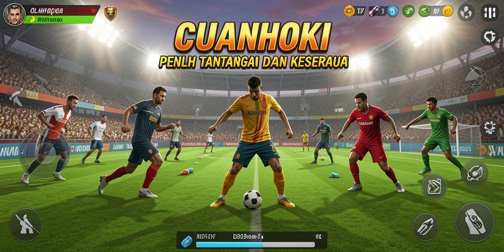 Tampilan permainan CUANHOKI yang seru dan menantang dalam olahraga.
