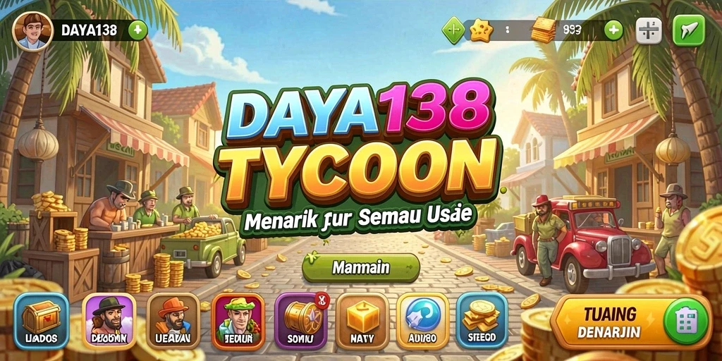 Tampilan menarik saat membangun empire bisnis di DAYA138.