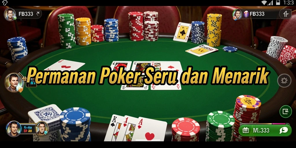 Tangkap momen seru dalam permainan Poker di FB333.