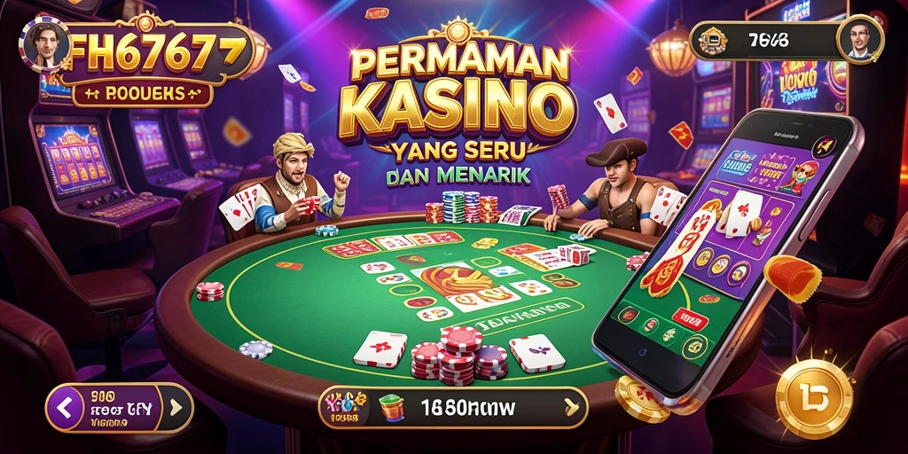 Tampilan gameplay seru dari aplikasi Kasino FH6767.