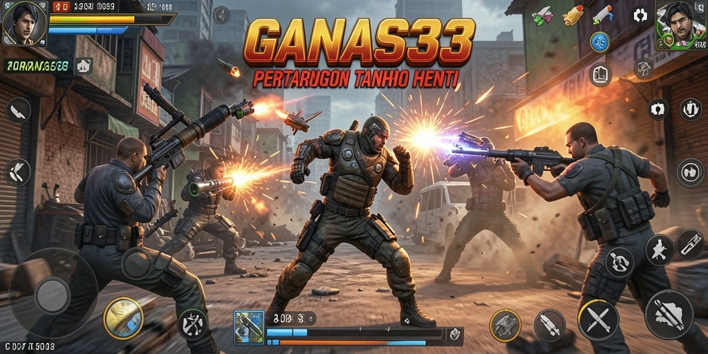 Tampilan aksi seru dan grafis menakjubkan dari GANAS33.