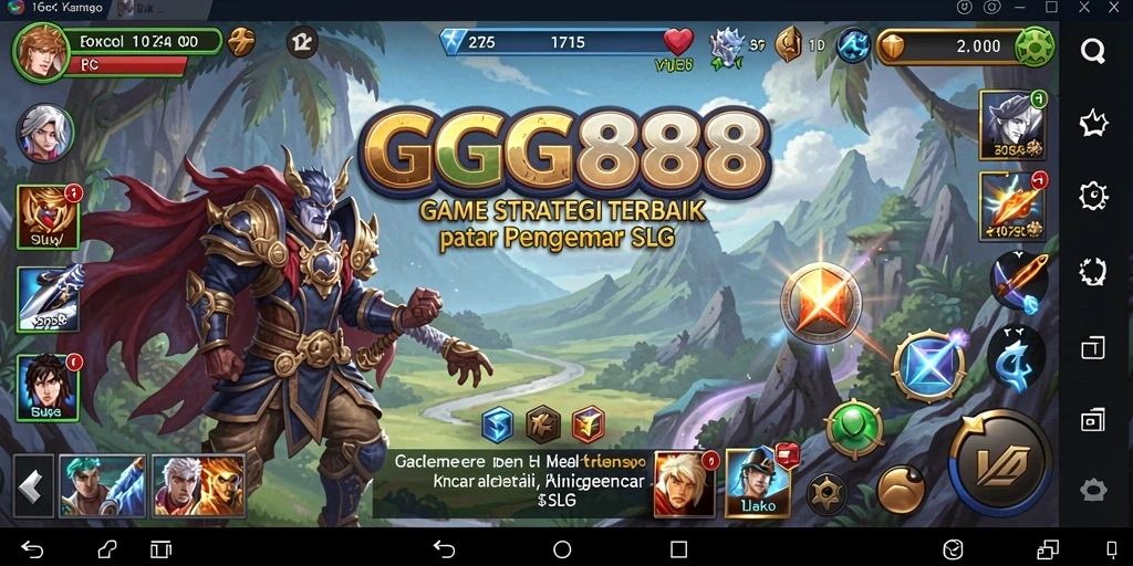 Tampilan gameplay GGG888 yang seru dan mendebarkan.