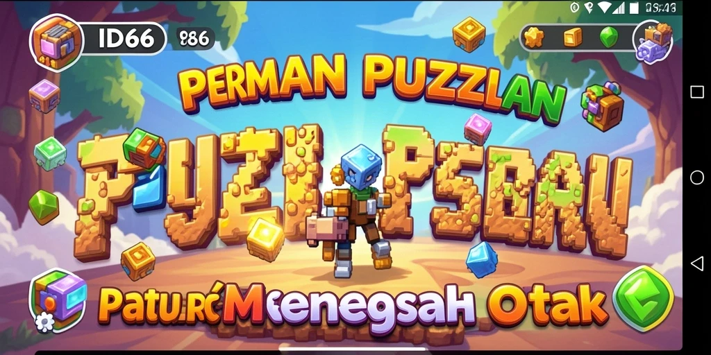 Tangkapan layar ID66 menampilkan gameplay seru permainan Puzzle.