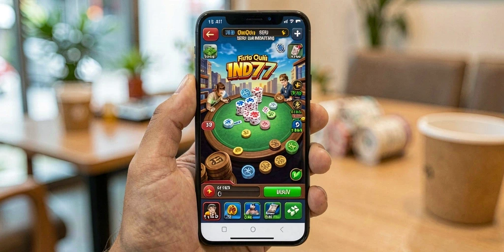 Tampilan screenshot gameplay QiuQiu yang seru.