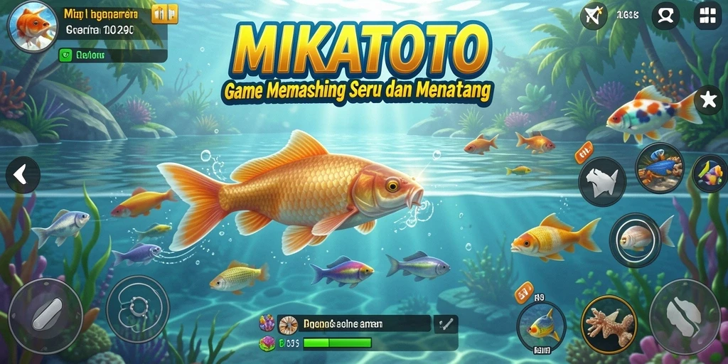 Tangkapan besar di MIKATOTO saat bermain fishing.