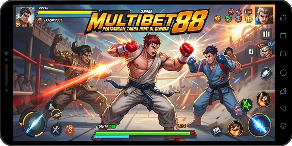 Tampilan screenshot utama MULTIBET88 yang menunjukkan aksi pertarungan yang mendebarkan.