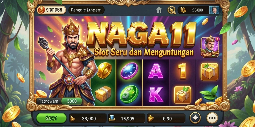 Screenshot gameplay NAGA11 yang menampilkan keseruan bermain slot.