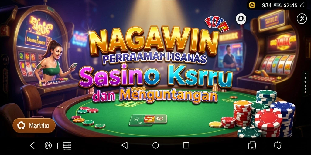 Tampilan gameplay menarik di NAGAWIN dengan atmosfer kasino.