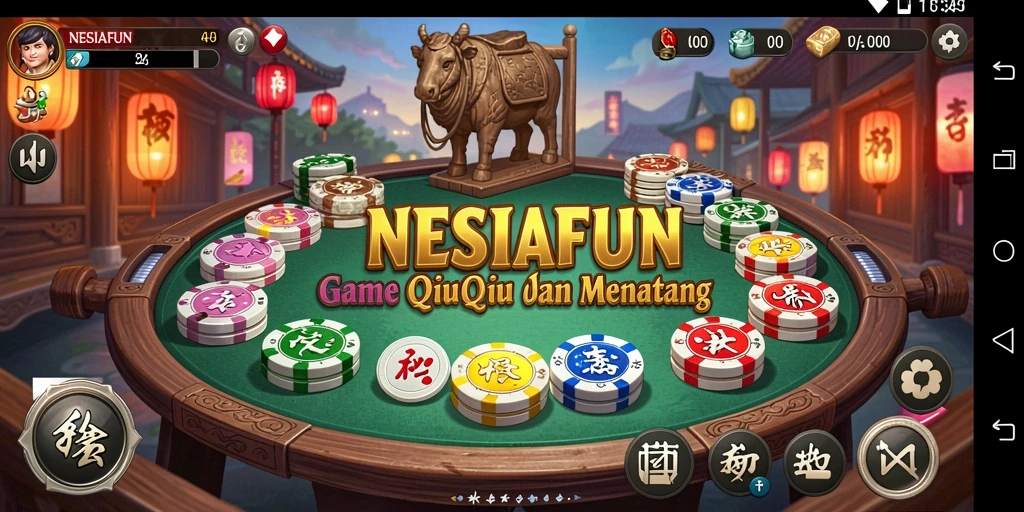 Gameplay QiuQiu yang menegangkan dan seru di NESIAFUN.