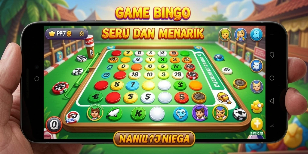 Tampilan gameplay Bingo yang seru dan menghibur.