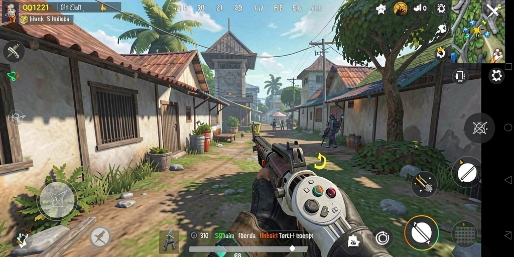 Tampilan gameplay menarik dari QQ1221 dalam simulasi interaktif.