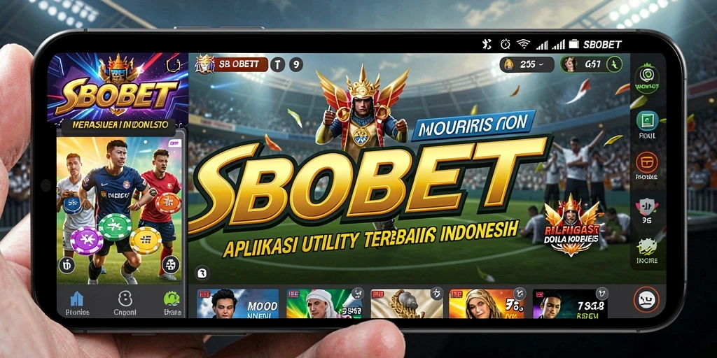 Screenshot utama SBOBET menunjukkan antarmuka aplikasi Utility yang bersih dan intuitif.