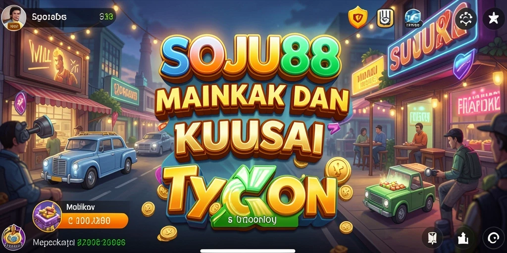 Tampilan menarik dari gameplay SOJU88 yang penuh strategi Tycoon.