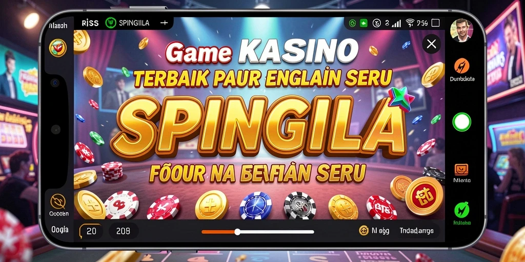 Gameplay Kasino yang seru dan interaktif dalam SPINGILA.